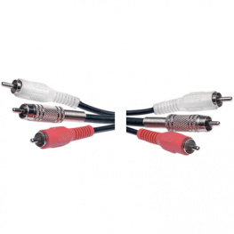 AC286-1.5M/BK-R, Composite cable 3x RCA-Plug 3x RCA-Plug 1.5 m, ELFA производитель