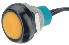 IPR3FAD5, Push-button Switch off-(on) yellow, APEM