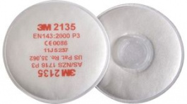 2135, Particulate Filter PK20 10 Pairs P2/P3, 3M