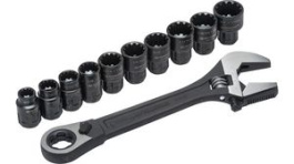 CPTAW8, X6 Ratcheting Metric Wrench Set Alloy Steel 25.4 mm, Crescent Wiss
