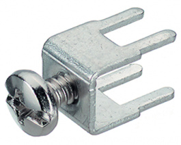 K-8191, Screw contact, vertical Brass Nickel Nickel, Keystone