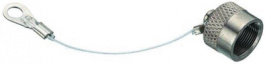 08 0351 000 001, Protection cap for panel-mount plug, Binder