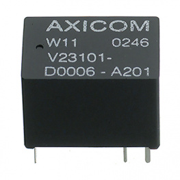 1-1393779-8, V23101-D7-A201 Signal Relay 24 VDC 1280 Ohm 450 mW THD, Axicom / TE