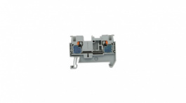 RND 205-01384, Din-Rail Terminal Block, 2 Positions, Push-In, Grey, 0.14 ... 2.5mm2, RND Connect