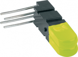 1802.8831, LED; в корпусе; желто-зеленый; Кол-во диод: 2; 20мА; 60°; ?d: 573нм, Mentor
