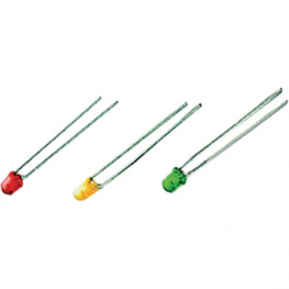 1.90.690.267/0000, LED THT diam. 3 mm yellow, RAFI