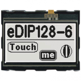 EA EDIP128W-6LWTP, ЖК-графический дисплей 128 x 64 Pixel, Electronic Assembly