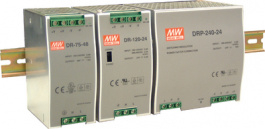 DRP-240-48, Switched-Mode Power Supply Adjustable, 48 VDC/5 A, 240 W, MEAN WELL