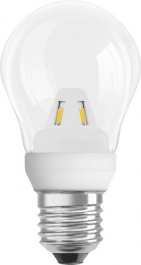 LED CLA15 2W/827 E27, LED lamp E27, Osram