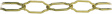 120713277 Decorative chain cathedral, black 2.8 mm