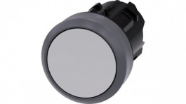 3SU1030-0AB80-0AA0, SIRIUS ACT Push-Button front element Metal, matte, grey, Siemens