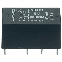 4-1462000-1, Реле: сигнальное; DPDT; Uобмотки:24ВDC; макс.250ВAC; макс.125ВDC, Axicom / TE