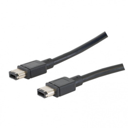 BB-8200-03, FireWire cable 0.9 m Black, Maxxtro