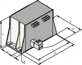 EJ 84B/43,5, Universal Transformer 230VAC, 32VAC, Wagner+Grimm