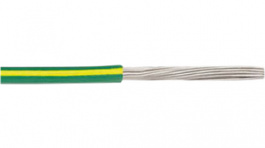 6710 GY [30 м], Stranded wire, 600 V, mPPE, 28 AWG, 0.08 mm2, green/yellow, PU=30 M, Alpha Wire