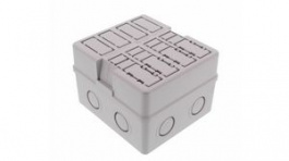 WHK 608S, Junction Box 98x108x72mm Light Grey Polystyrene IP20, WISKA LTD