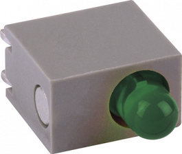 2608.8033, LED; в корпусе; зеленый; 3мм; Кол-во диод: 1; 20мА; 60°; 10?32мкд, Mentor