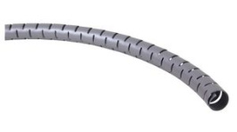33.712, Spiral Wrap Tubing, 15 ... 15mm, PVC, Silver, Dataflex