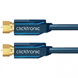 70391, Satellite Cable F-Plug F-Plug 3 m, Clicktronic