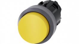 3SU1030-0BB30-0AA0, SIRIUS ACT Push-Button front element Metal, matte, yellow, Siemens