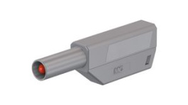 22.2656-28, Вилка; "банан" 4мм; 32А; 1кВ; серый; 2,5мм2; позолота, Staubli (former Multi-Contact )