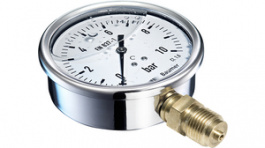 MIT5-D32.B22, Pressure Gauge, 0...10 bar, G1/2 Glycerin, Bourdon