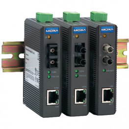 IMC-21-M-ST, Converter RJ45 10/100-100FX ST/MM, Moxa