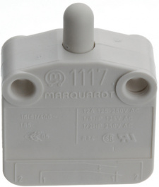 1117.0206, Переключатель: дверной; Положения: 2; SPST-NC; 16A/400ВAC; 3,5Н, Marquardt
