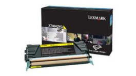 X746A3YG, Toner Cartridge, 7000 Sheets, Yellow, Lexmark