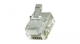 90075-0031, Modular Plug, 6P6C, CAT3, Cable Mount, Molex