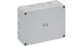 10541501, Plastic Enclosure With Metric Knockouts, 180 x 130 x 63 mm, Polystyrene, IP66, G, Spelsberg