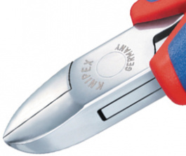 77 22 115, Side-Cutting Pliers;115 mm without Bevel, Knipex