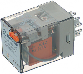 60.13.8.012.0040, Industrial relay 12 VAC 19 Ohm 2.2 VA, FINDER