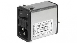 3-103-789, DD14 Power Inlet with Line Filter 10 A, Schurter