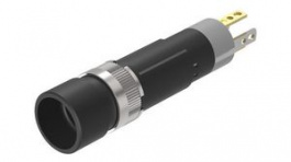 19-432.035, Illuminated Pushbutton Switch Actuator, 1NC, Black, IP40, Momentary Function, EAO