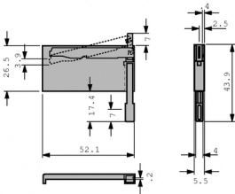 D7E50-7316-03, CF card ejector, 3M
