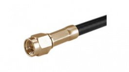 22650739, RF Connector, SMA, Beryllium Copper, Plug, Straight, 50Ohm, Solder Terminal/Crim, Huber+Suhner