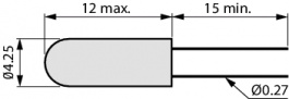 KH 8640, Incandescent Lamp T11/4 14 VAC/VDC 80 mA, KH Lamp