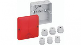 81170701, Junction Box 94 x 94 x 56mm Polystyrene IP65 Grey, Spelsberg