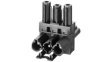AC 166 GVT 3/ 3 BLACK Distributing block 9.75 mm Poles 3 AC 166 G