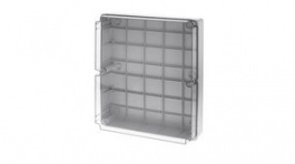 CLWIB 15, Junction Box with Clear Lid 380x460x120mm Light Grey Polycarbonate/Thermo-Resist, WISKA LTD
