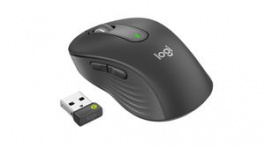 910-006348, Mouse M650 4000dpi Optical Right-Handed Black, Logitech