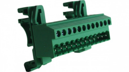 CTBPD96VJ/12, DIN Rail Mounted Pluggable Terminal Block Pitch 5.08 mm, 12 Poles, CamdenBoss