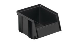 1520-4ESD, ESD Stacking Bin, 192x149x105mm, Polypropylene (PP), Black, Treston