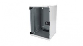 DN-10-09U, 10" Wall Mount Metal Enclosure 300x312x464mm Sheet Steel Grey IP20, DIGITUS