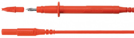 SPL 7347 NI / 1 / 100 / RT, Предохранительный измерительный вывод красный 100 cm, Schutzinger