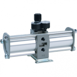 VBA20A-F03, Pressure Amplifier, 0.1...1.0 MPa, +2...+50 °C, Rc3/8, SMC PNEUMATICS