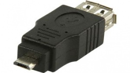 CCGB60901BK, USB 2.0 Adapter USB Micro B Plug - USB-A Socket, Nedis (HQ)
