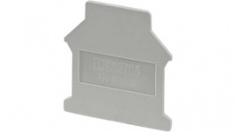 3006027, D-UK 16 End plate, Grey, Phoenix Contact