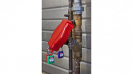 64057, Adjustable Gate Valve Lockout;Red;Polypropylene, Brady